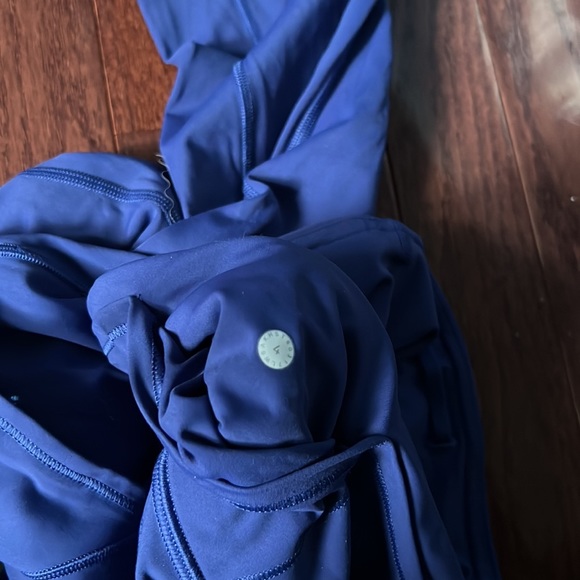 Lululemon Fast And Free Crop II Purple Leggings Women’s Size 4 - Picture 5 of 5